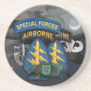 Posavasos De Arenisca 10.º veterano de las fuerzas especiales iraq bebe