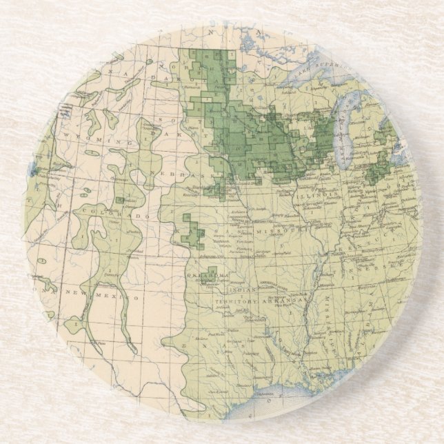 Posavasos De Arenisca 161 millas de cebada (Frente)