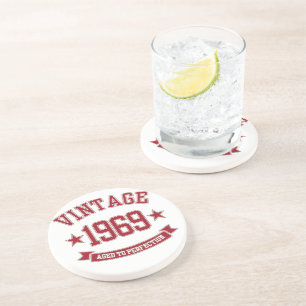 Posavasos De Arenisca 1969 Vintage De Edad A Perfección