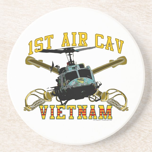 Posavasos De Arenisca 1r Aire Cav - Vietnam (Frente)