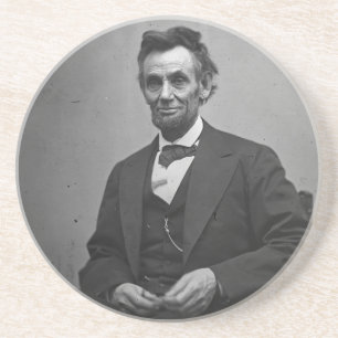 Posavasos De Arenisca Abraham Lincoln