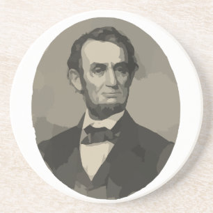 Posavasos De Arenisca abraham lincoln
