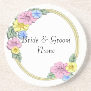 Posavasos De Arenisca Acogida de Bodas Florales