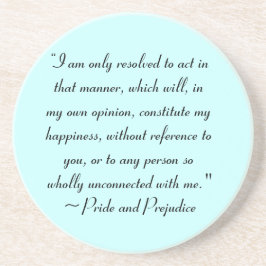 Posavasos De Arenisca Actuar de manera que constituya la felicidad Jane 