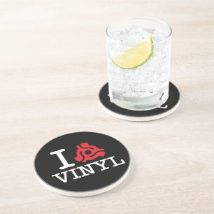 Posavasos De Arenisca Adaptador de vinilo I 45