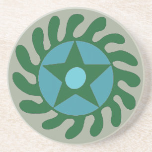 Posavasos De Arenisca Adinkra Sesa Wo Suban - Nuevos Comienzos