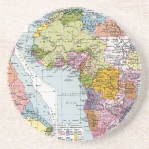 POSAVASOS DE ARENISCA ÁFRICA DIVIDIDA, 1914