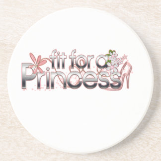 Posavasos De Arenisca Ajuste para una princesa Girl Glass Slipper
