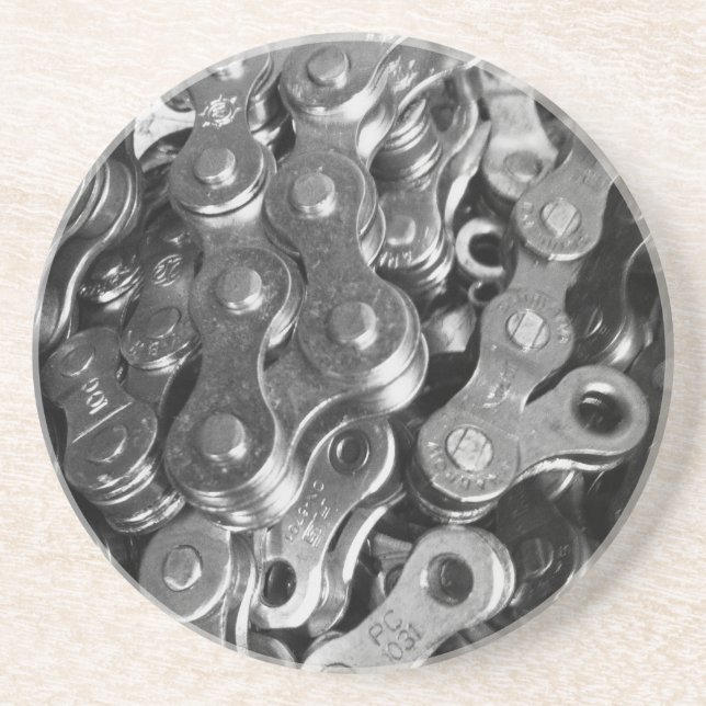 Posavasos De Arenisca Alambradas de la bicicleta (Frente)