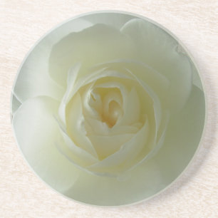 Posavasos De Arenisca Alas de rosa blanca Regalos de Rosa soleado Keepsa