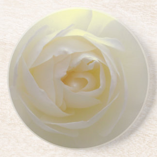 Posavasos De Arenisca Alas de rosas blancas bellas decoraciones de regal