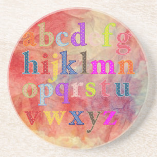 Posavasos De Arenisca Alfabeto