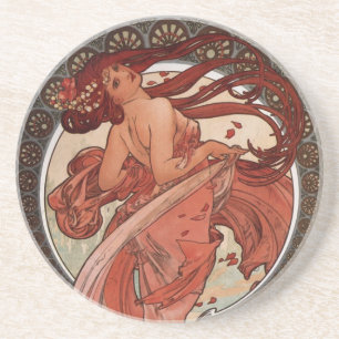 Posavasos De Arenisca Alfons Mucha Dance