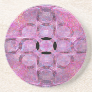 Posavasos De Arenisca Algo Rosa