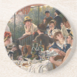 Posavasos De Arenisca Almuerzo de la cosecha del Fiesta del barco Vintag