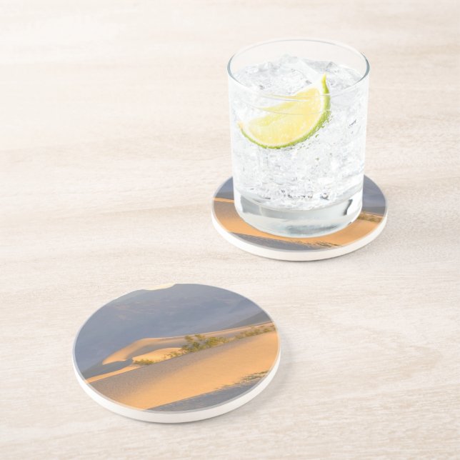 Posavasos De Arenisca Amanecer del desierto (Lado)