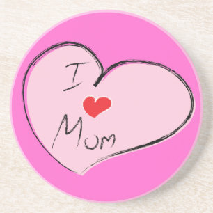 Posavasos De Arenisca Amo A Mamá