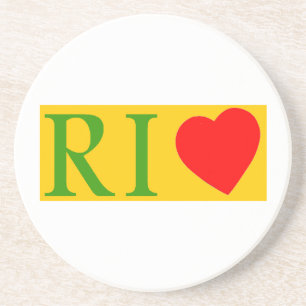 Posavasos De Arenisca Amo de Río de Janeiro
