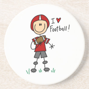 Posavasos De Arenisca Amo el Fútbol