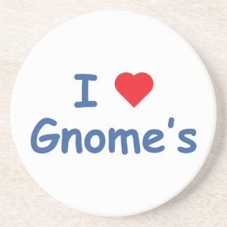 Posavasos De Arenisca Amo el gnomo