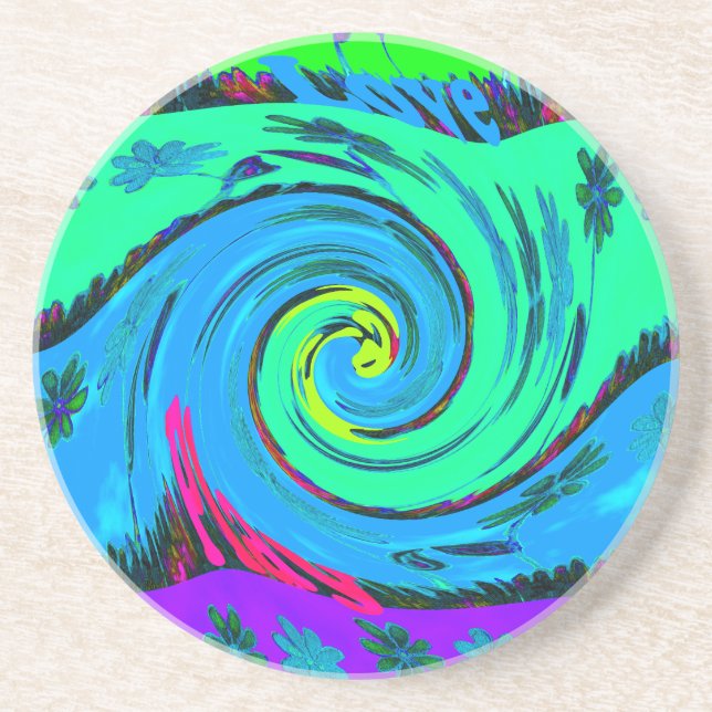 Posavasos De Arenisca Amo Hawai.png (Frente)