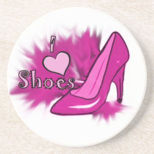 Posavasos De Arenisca Amo los zapatos