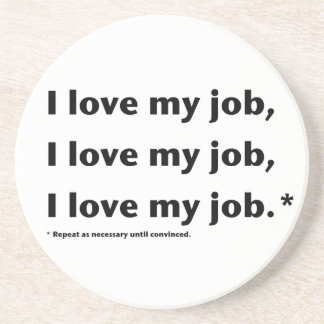 Posavasos De Arenisca Amo mi práctico de costa de Job*