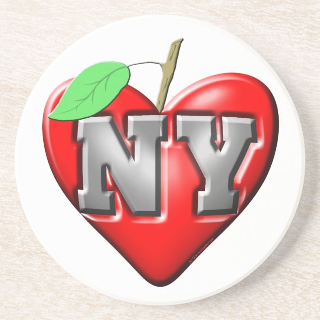 Posavasos De Arenisca Amo NY (Frente)