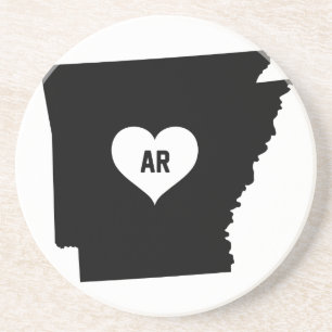 Posavasos De Arenisca Amor de Arkansas