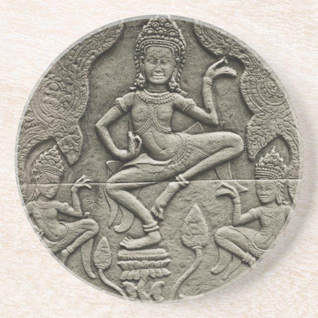 Posavasos De Arenisca Angkor Wat (Frente)