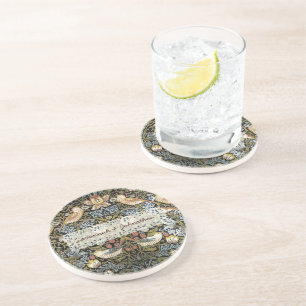 Posavasos De Arenisca Aniversario de boda Vintage Bird Coasters
