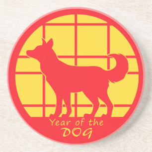 Posavasos De Arenisca Año del perro