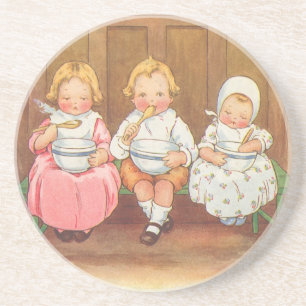 Posavasos De Arenisca Antigua Rima Infantil Pease Porridge Hot