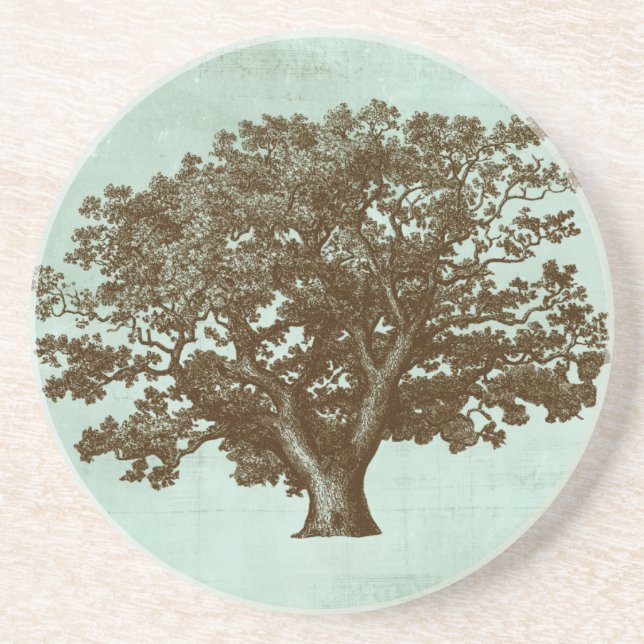Posavasos De Arenisca Árbol de Spa IV (Frente)