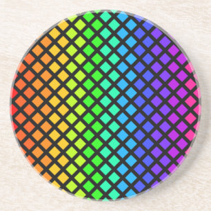 Posavasos De Arenisca Arcoiris de montaña rusa