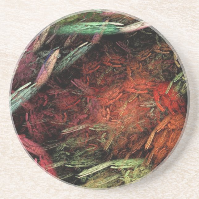 Posavasos De Arenisca Arcoiris roto (Frente)