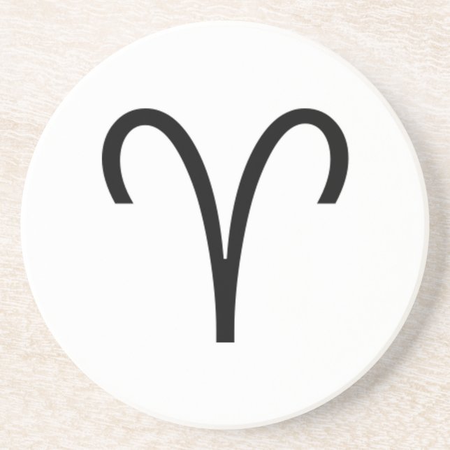 Posavasos De Arenisca Aries (Frente)