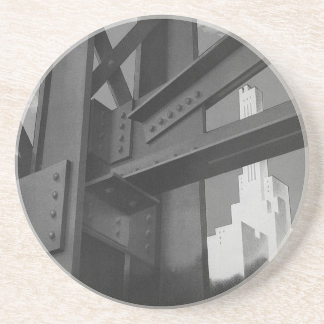 Posavasos De Arenisca Arquitectura de rascacielos de construcción de ace (Frente)