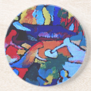 Posavasos De Arenisca Arte abstracto de Kandinsky
