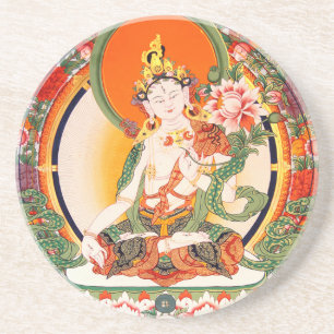 Posavasos De Arenisca Arte budista tibetano precioso