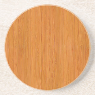 Posavasos De Arenisca Aspecto del grano de madera de Bambú