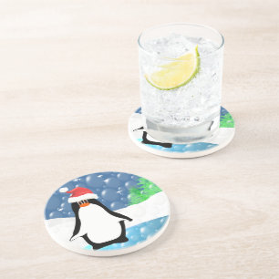 Posavasos De Arenisca Astras de pingüino