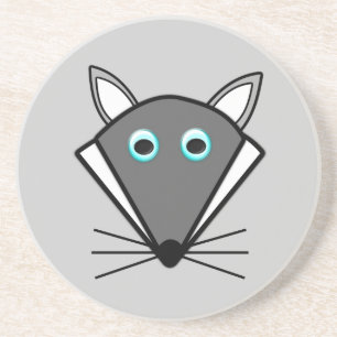 Posavasos De Arenisca Ataques de lobo de Halloween