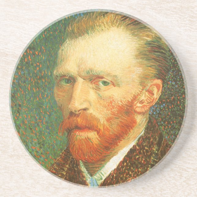 Posavasos De Arenisca Autoretrato de Vincent van Gogh (Frente)