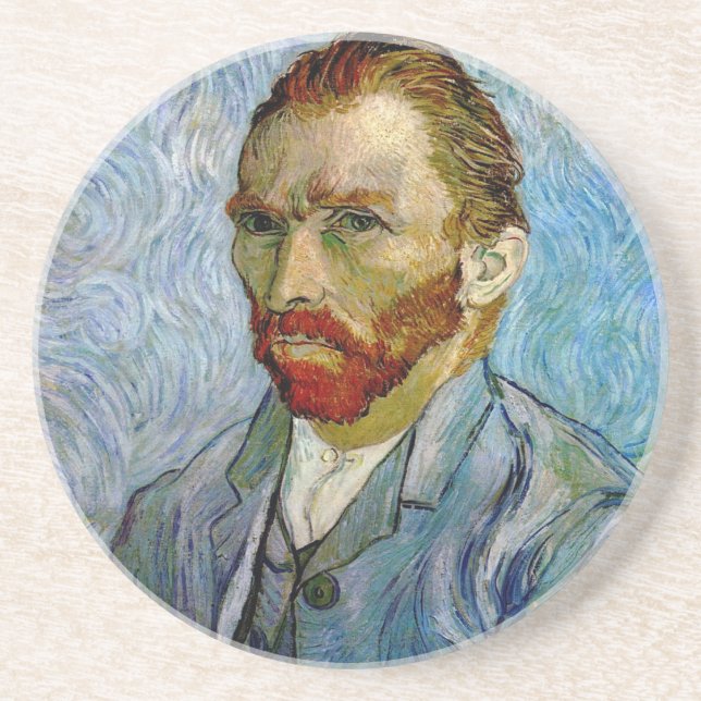 Posavasos De Arenisca Autoretrato Van Gogh (Frente)