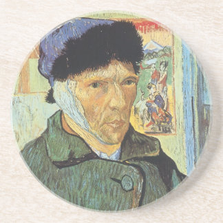 Posavasos De Arenisca autorretrato, oreja vaguada de Vincent van Gogh