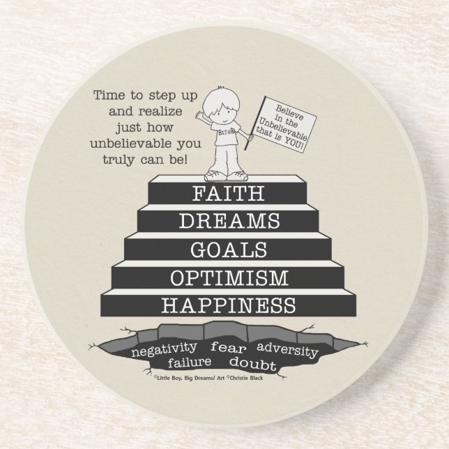 Posavasos De Arenisca Avanzar (Frente)