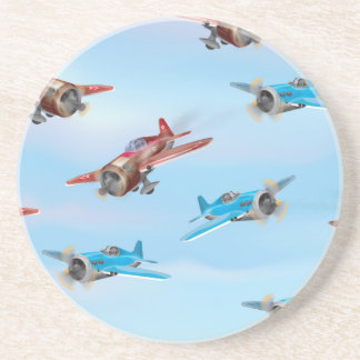 Posavasos De Arenisca Aviones de Juguete