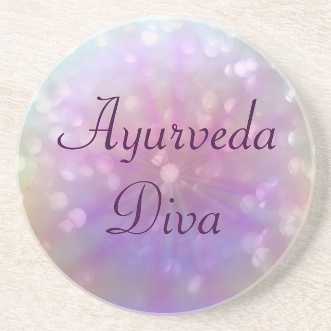 Posavasos De Arenisca Ayurveda Diva (Frente)