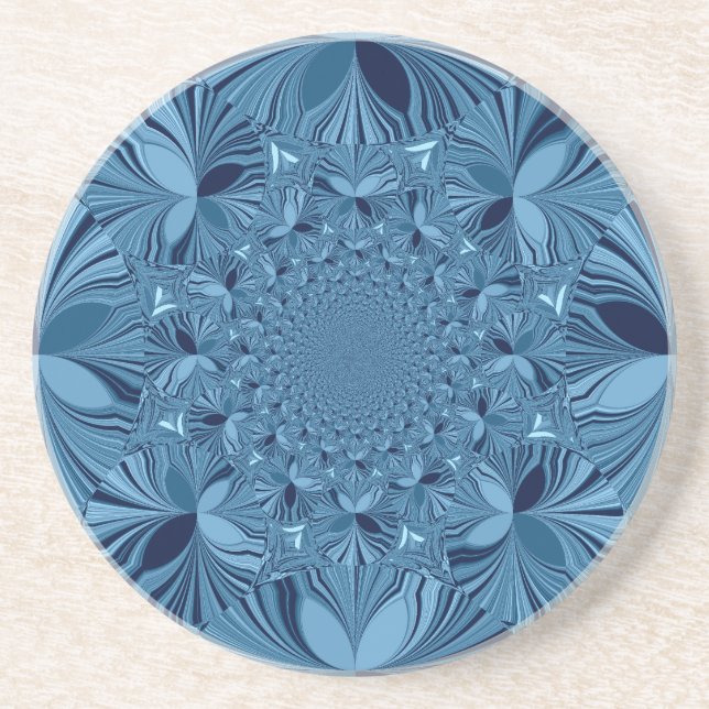 Posavasos De Arenisca Azul adorable (Frente)